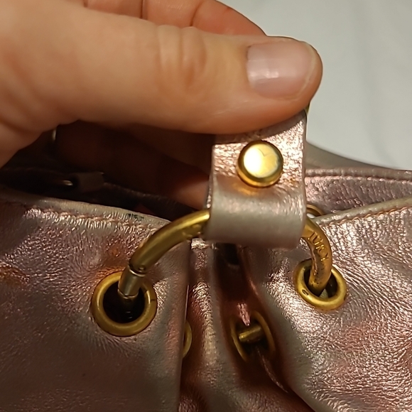 Juicy Couture Y2K Pink Metallic Handbag, Flaws - Picture 9 of 16